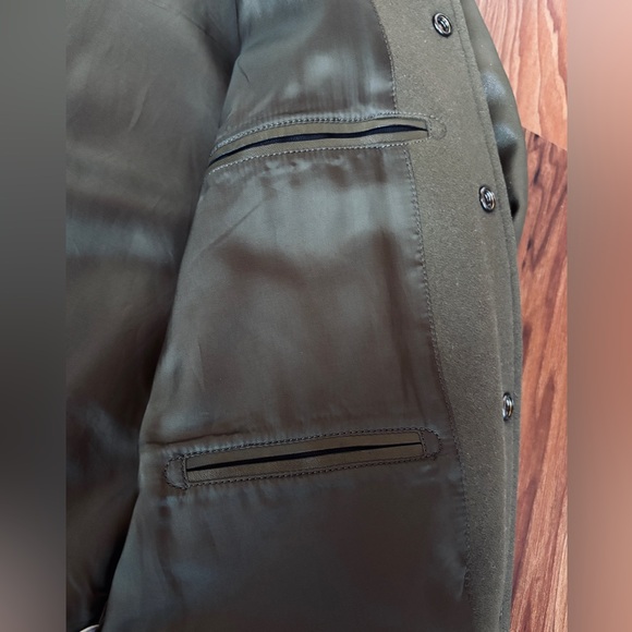 Coach Olive Green Wool and Leather Varsity Jacket (Size M) - Picture 5 of 15